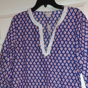 Multi print tunic- J Crew